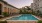 resort style pool in a courtyard