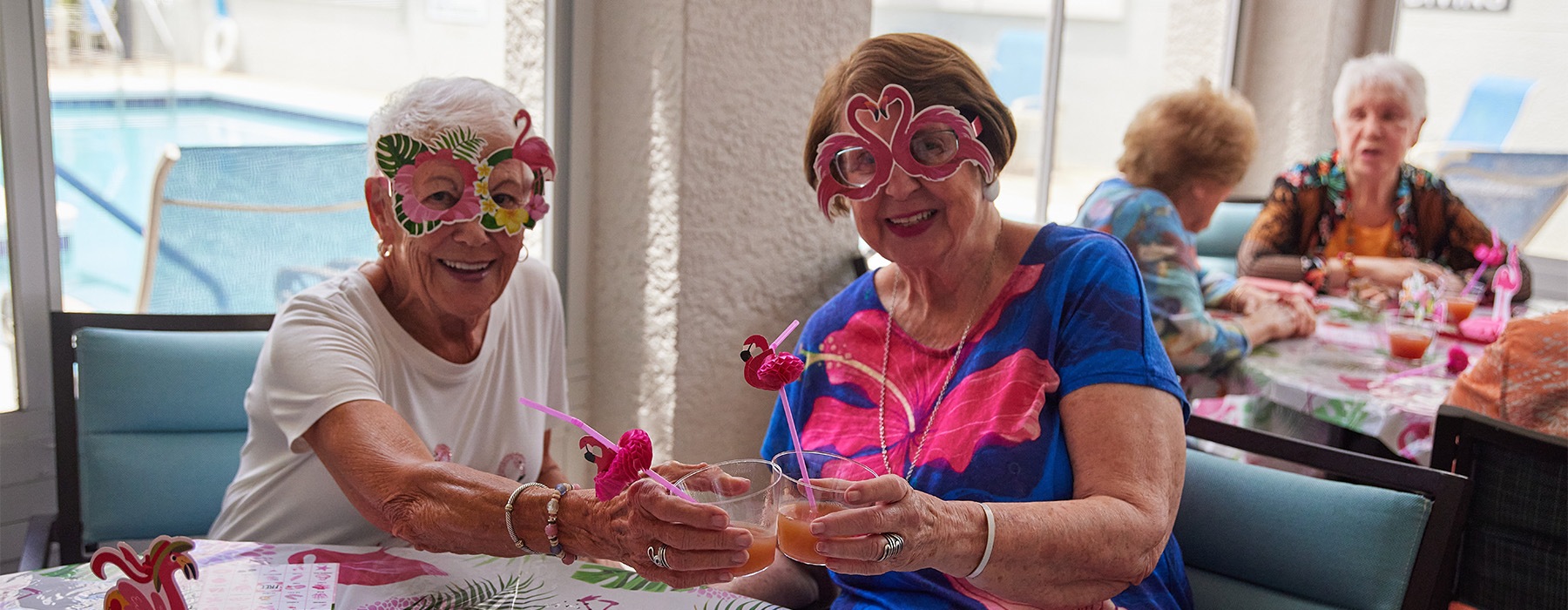 friends cheers drinks together at a party